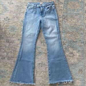 MOTHER The Weekender Fray Jeans in California Cruiser sz28